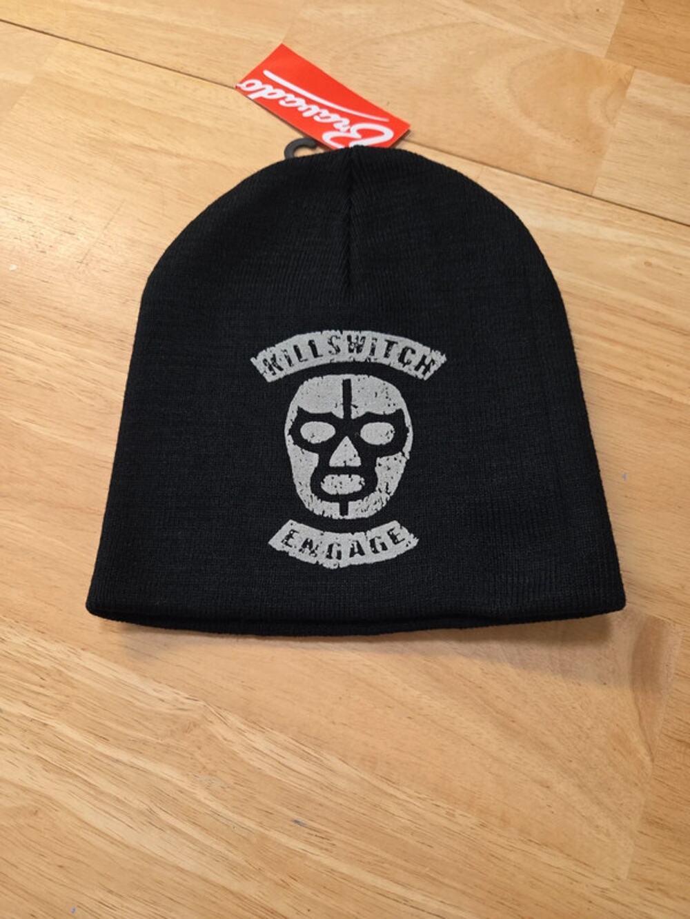 Killswitch Engage Beanie Hat Skull Logo Black NWT Official Bravado Metalcore Cap
